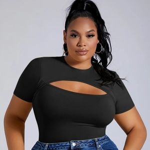 *NWOT* Solid cut out bodysuit